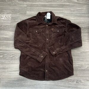 Buffalo David bitton corduroy shirt jacket. Size L. NWT